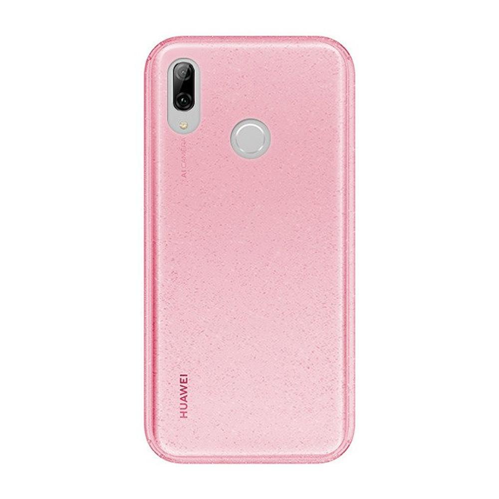 Crystal Glitter Pink гръб - Huawei P Smart 2019 розов - TopMag
