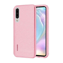 Заредете изображение във визуализатора на галерията – Crystal Glitter Pink гръб - Huawei P30 розов - TopMag
