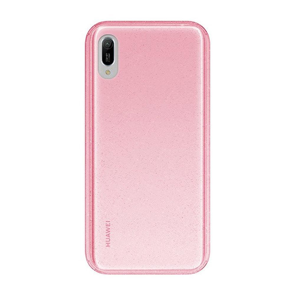 Crystal Glitter Pink гръб - Huawei Y6 2019 розов - TopMag