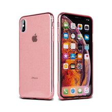 Заредете изображение във визуализатора на галерията – Crystal Glitter Pink гръб - iPhone x / xs розов - TopMag
