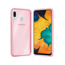 Заредете изображение във визуализатора на галерията – Crystal Glitter Pink гръб -Samsung A30 розов - TopMag
