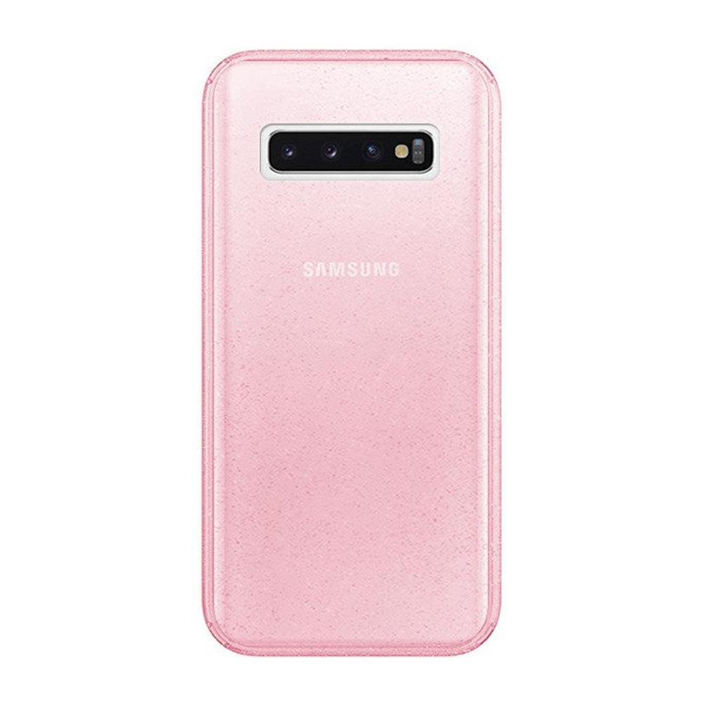 Crystal Glitter Pink гръб -Samsung S10 Plus розов - TopMag