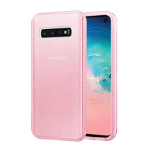 Заредете изображение във визуализатора на галерията – Crystal Glitter Pink гръб - Samsung S10 розов - TopMag
