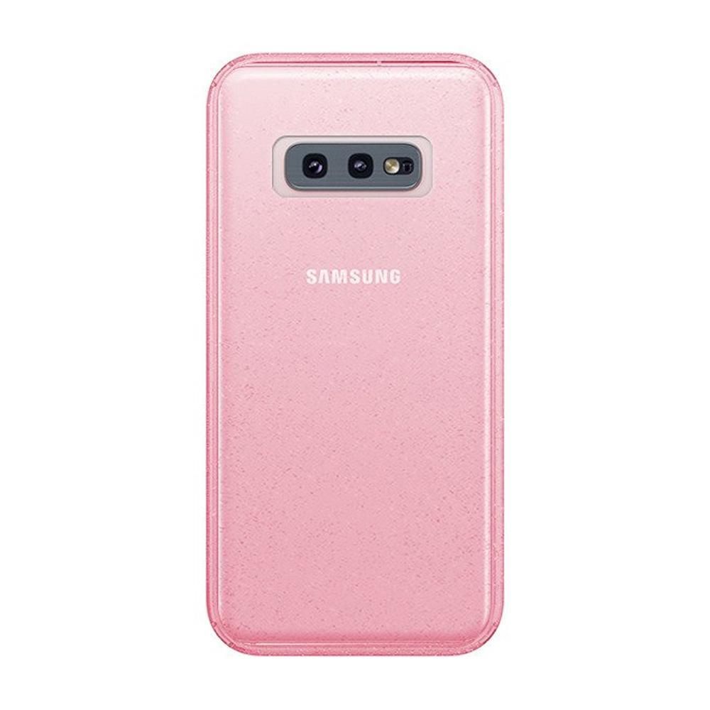 Crystal Glitter Pink гръб - Samsung S10e розов - TopMag