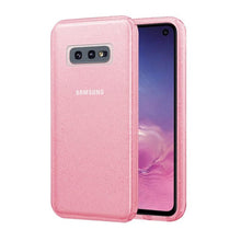 Заредете изображение във визуализатора на галерията – Crystal Glitter Pink гръб - Samsung S10e розов - TopMag
