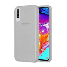 Заредете изображение във визуализатора на галерията – Crystal Glitter Silver гръб -Samsung A70 черен - TopMag
