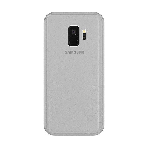 Crystal Glitter Silver гръб -Samsung S9 черен - TopMag