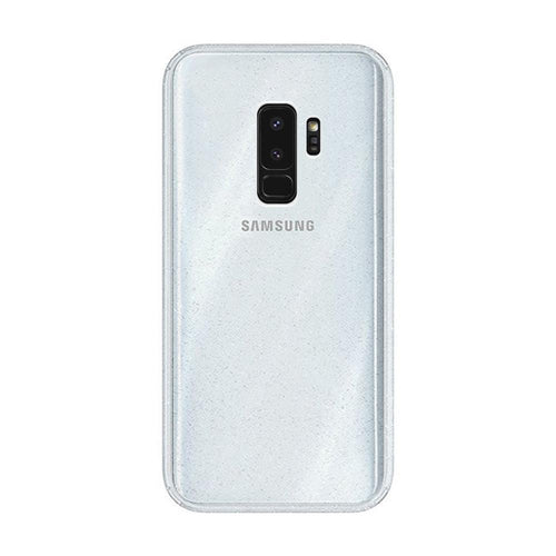 Crystal Glitter Silver гръб -Samsung S9 Plus прозрачен - TopMag
