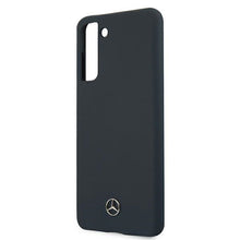 Заредете изображение във визуализатора на галерията – Original faceplate case MERCEDES MEHCS21SSILNA for SAMSUNG S21 (Silicone Line / blue)
