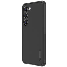 Заредете изображение във визуализатора на галерията – Nillkin Super Frosted Shield Pro case for Samsung Galaxy S23+ armored case + phone stand black
