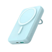 Заредете изображение във визуализатора на галерията – Wireless powerbank 10000mAh Joyroom JR-W050 20W MagSafe with ring and stand - blue
