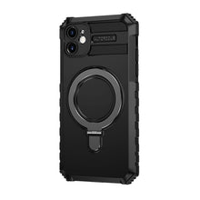 Заредете изображение във визуализатора на галерията – Tel Protect Armor Magsafe Metal Ring Case for Iphone 11 black
