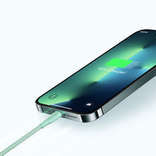 Заредете изображение във визуализатора на галерията – Joyroom Multi-Color Series SA34-CC3 USB-C / USB-C Cable 60W Fast Transfer 1m - Green
