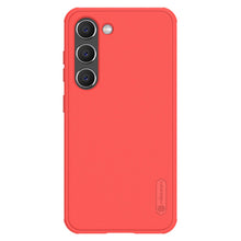 Заредете изображение във визуализатора на галерията – Nillkin Super Frosted Shield Pro case for Samsung Galaxy S23 armored cover + phone stand red
