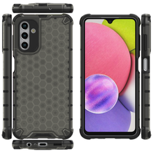 Заредете изображение във визуализатора на галерията – Honeycomb case for Samsung Galaxy A14 armored hybrid cover black
