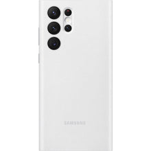 Заредете изображение във визуализатора на галерията – Samsung Smart Clear View Standing Cover Case Antibacterial Samsung Galaxy S22 Ultra Smart Flip Case white (EF-ZS908CWEGEE)
