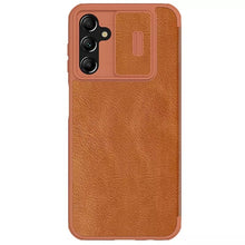 Заредете изображение във визуализатора на галерията – Nillkin Qin Pro for Samsung Galaxy A24 4G brown
