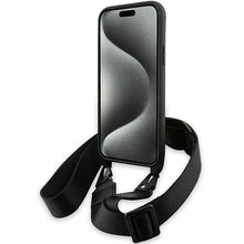 Заредете изображение във визуализатора на галерията – BMW M Edition Carbon Stripe &amp; Strap case for iPhone 15 / 14 / 13 - black
