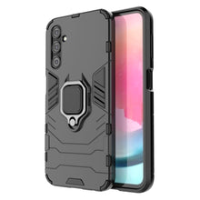 Заредете изображение във визуализатора на галерията – Ring Armor case for Samsung Galaxy A24 4G armored cover magnetic holder ring black
