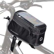 Заредете изображение във визуализатора на галерията – Wozinsky phone bag for bike frame on the frame phone cover for 6.5 inch 1.5L black (WBB2BK)
