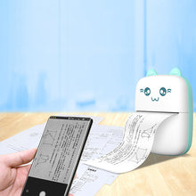 Заредете изображение във визуализатора на галерията – Thermal printer mini cat HURC9 - blue
