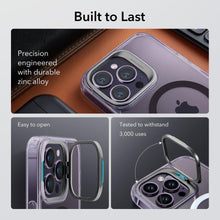 Заредете изображение във визуализатора на галерията – ESR CLASSIC KICKSTAND HALOLOCK MAGSAFE IPHONE 14 PRO CLEAR/PURPLE
