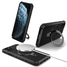 Заредете изображение във визуализатора на галерията – Tel Protect Armor Magsafe Metal Ring Case for Iphone 11 Pro Max black
