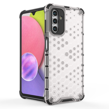 Заредете изображение във визуализатора на галерията – Honeycomb case for Samsung Galaxy A14 armored hybrid cover transparent
