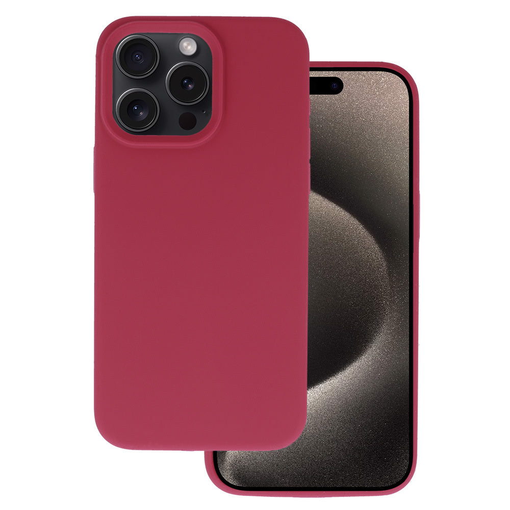 Silicone Lite Case for Iphone 14 Pro burgundy