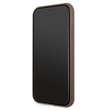 Заредете изображение във визуализатора на галерията – Guess GUHCN654GDBR iPhone 11 Pro Max 6,5" brązowy/brown hardcase 4G Stripe
