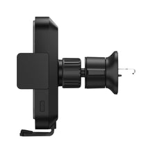Заредете изображение във визуализатора на галерията – Baseus car holder with wireless charging automatic 15w halo black sudd000001
