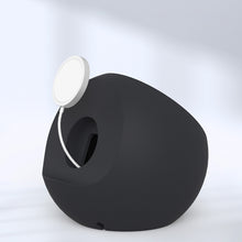 Заредете изображение във визуализатора на галерията – MagSafe induction charger holder for iPhone and Apple Watch charger Choetech phone stand black
