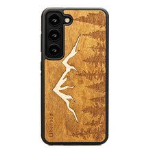 Заредете изображение във визуализатора на галерията – Wooden case for Samsung Galaxy S23 Bewood Mountains Imbuia
