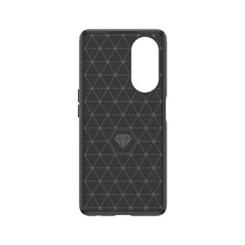 Заредете изображение във визуализатора на галерията – Flexible case with a carbon pattern for Oppo A98 5G Carbon Case - black

