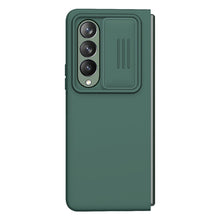 Заредете изображение във визуализатора на галерията – Nillkin CamShield Silky Silicone Case for Samsung Galaxy Z Fold 4 Silicone Cover with Camera Protector Green
