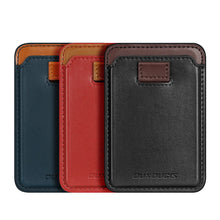Заредете изображение във визуализатора на галерията – Dux Ducis Magnetic Leather Wallet magnetic wallet MagSafe for iPhone RFID blocker black
