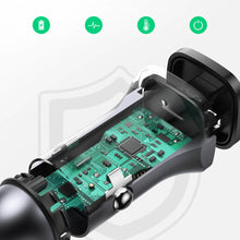 Заредете изображение във визуализатора на галерията – Ugreen fast car charger USB-A / USB-C 30W PD PPS gray (CD130)
