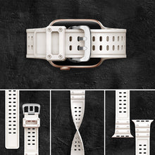 Заредете изображение във визуализатора на галерията – Strap Triple Protection strap for Apple Watch SE, 8, 7, 6, 5, 4, 3, 2, 1 (41, 40, 38 mm) bracelet bracelet beige
