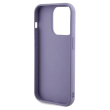 Заредете изображение във визуализатора на галерията – Guess Sequin Script Metal case for iPhone 14 Pro Max - purple
