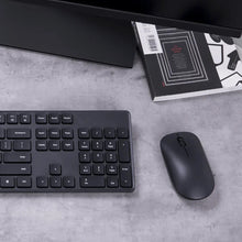 Заредете изображение във визуализатора на галерията – Xiaomi 2in1 wireless keyboard and mouse set 2.4Ghz black (BHR6100GL)
