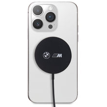 Заредете изображение във визуализатора на галерията – Original Charger - BMW BMCBMSPLK PD-QC 15W Magsafe M Edition - Black
