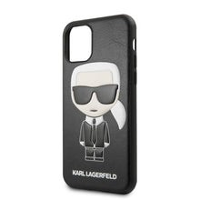 Заредете изображение във визуализатора на галерията – Karl Lagerfeld KLHCN61IKPUBK iPhone 11 6,1" / Xr hardcase czarny/black Ikonic Karl Fullbody
