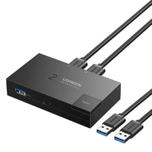 Заредете изображение във визуализатора на галерията – Switch USB 3.0 bidirectional switch Ugreen CM618 - black
