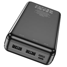 Заредете изображение във визуализатора на галерията – Hoco power bank 20 000mah j91a black
