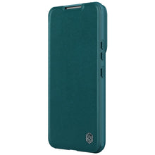 Заредете изображение във визуализатора на галерията – Nillkin Qin Leather Pro Case Samsung Galaxy S23+ Flip Cover Camera Cover green
