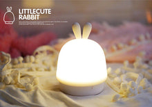 Заредете изображение във визуализатора на галерията – Night lamp W-008 Rabbit white
