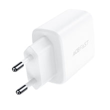 Заредете изображение във визуализатора на галерията – Acefast charger usb a + typ c qc3.0 pd20w a25 white - TopMag
