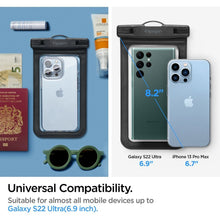 Заредете изображение във визуализатора на галерията – Spigen a601 universal waterproof case black - TopMag

