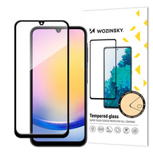 Заредете изображение във визуализатора на галерията – Wozinsky Full Glue tempered glass with black frame for Samsung A25
