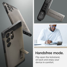 Заредете изображение във визуализатора на галерията – SPIGEN Tough Armor for SAMSUNG S23 ULTRA gunmetal
